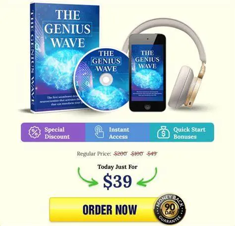 Genius Wave™ brain audio for focus & calm